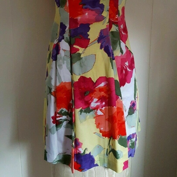 LAUREN RALPH LAUREN Floral Sateen Dress - Picture 4 of 5